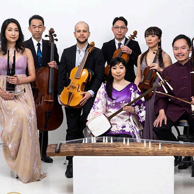 Studio portrait of the Interwoven Ensemble.