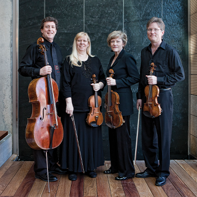 Group portrait of the Pro Arte Quartet.